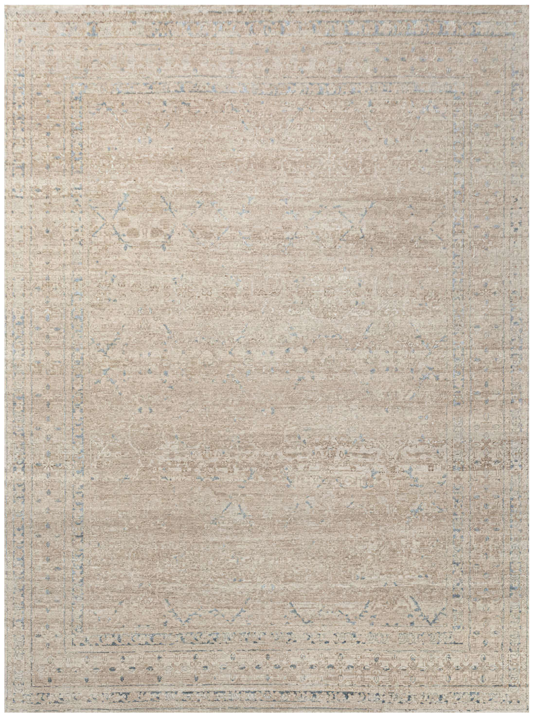 Luxury hand knotted carpet made from 100% Wool