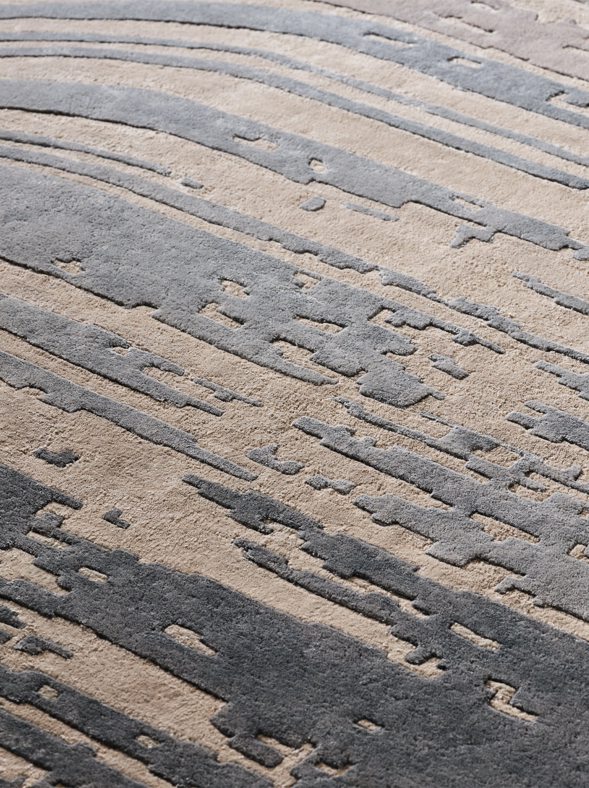 Wisp Beige Blue luxury carpet – handcrafted quality