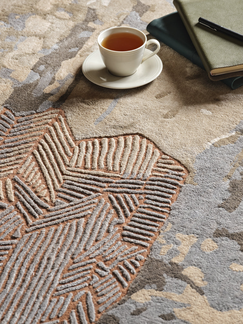 Luxury carpet in Custom Size color and Natural size