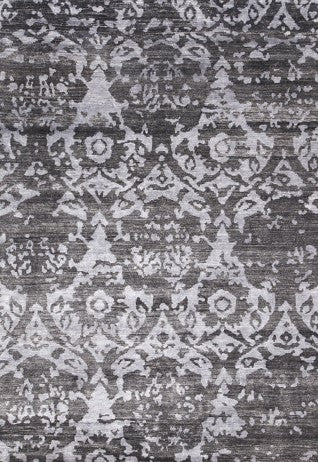 Luxury hand knotted carpet made from 100% Bamboo Silk