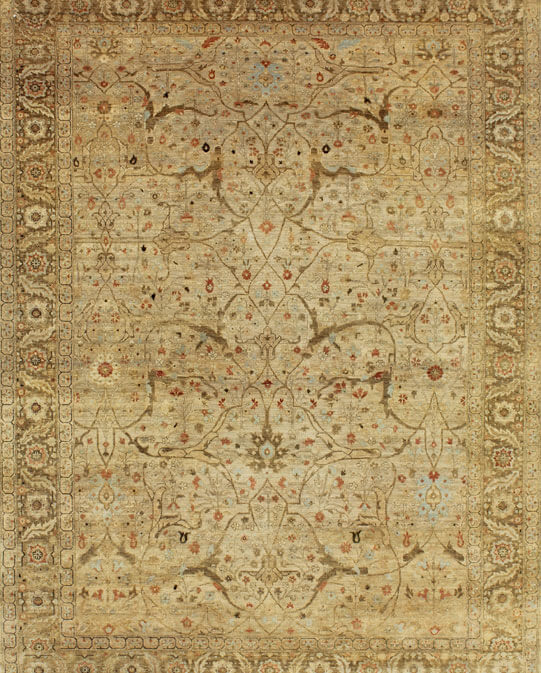 Luxury hand knotted carpet made from 100% Wool