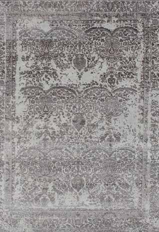 Luxury hand knotted carpet made from Wool & Bamboo Silk