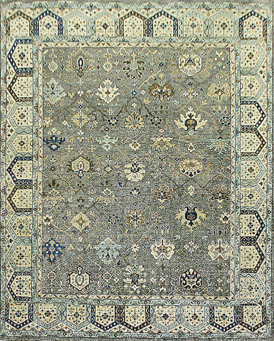 Luxury hand knotted carpet made from 100% Wool