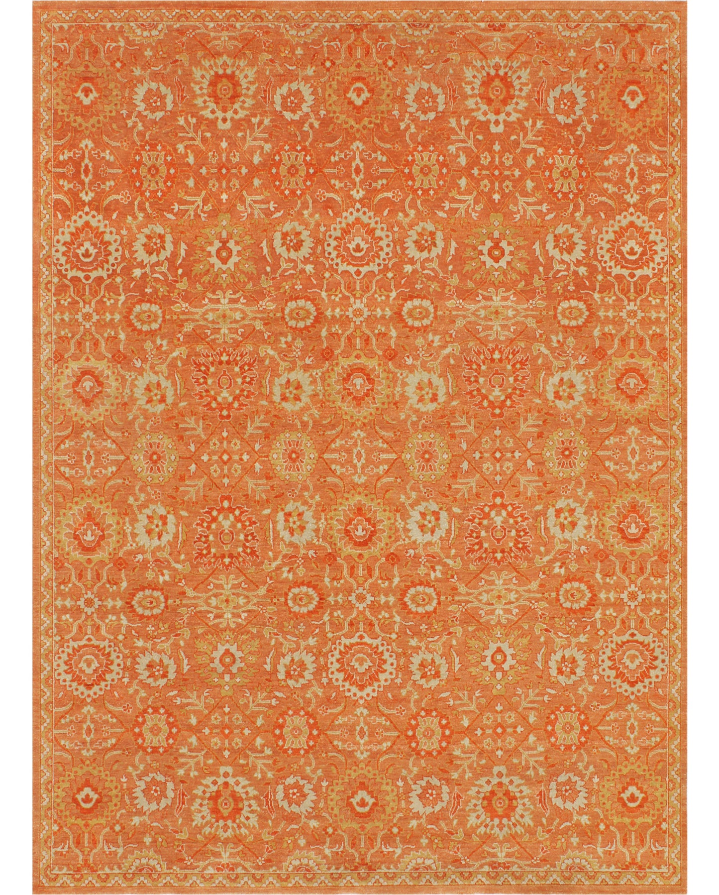 Luxury hand knotted carpet made from 100% Wool