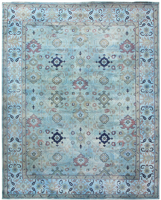Luxury hand knotted carpet made from 100% Wool