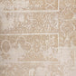 Hands AME Ivory Gold Luxury Carpet - Wool & Bamboo Silk, Hand Knotted (5'6" x 8')