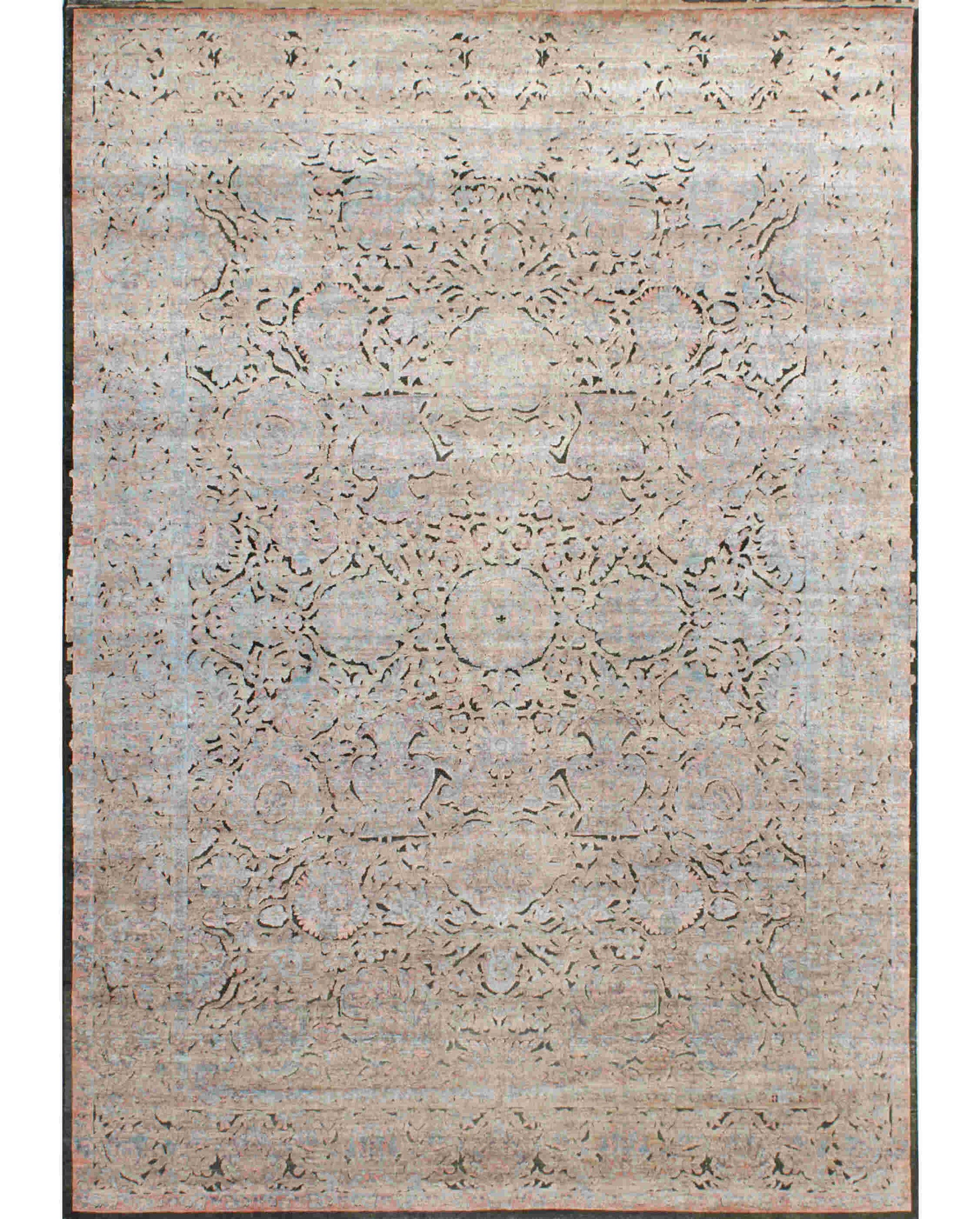 Hands DL 3288 Assorted Luxury Carpet - Wool & Bamboo Silk, Hand Knotted (9' x 12')