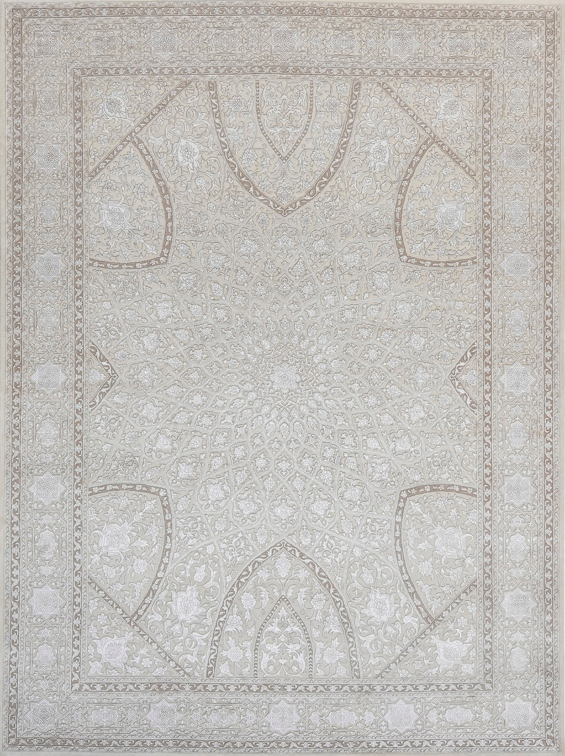 Hands DL 4348 Assorted Luxury Carpet - Wool & Botanical Silk, Hand Knotted (10' x 14'6'')