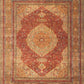 Hands DL 5296 Rust Luxury Carpet - 100% Wool, Hand Knotted (Rust)