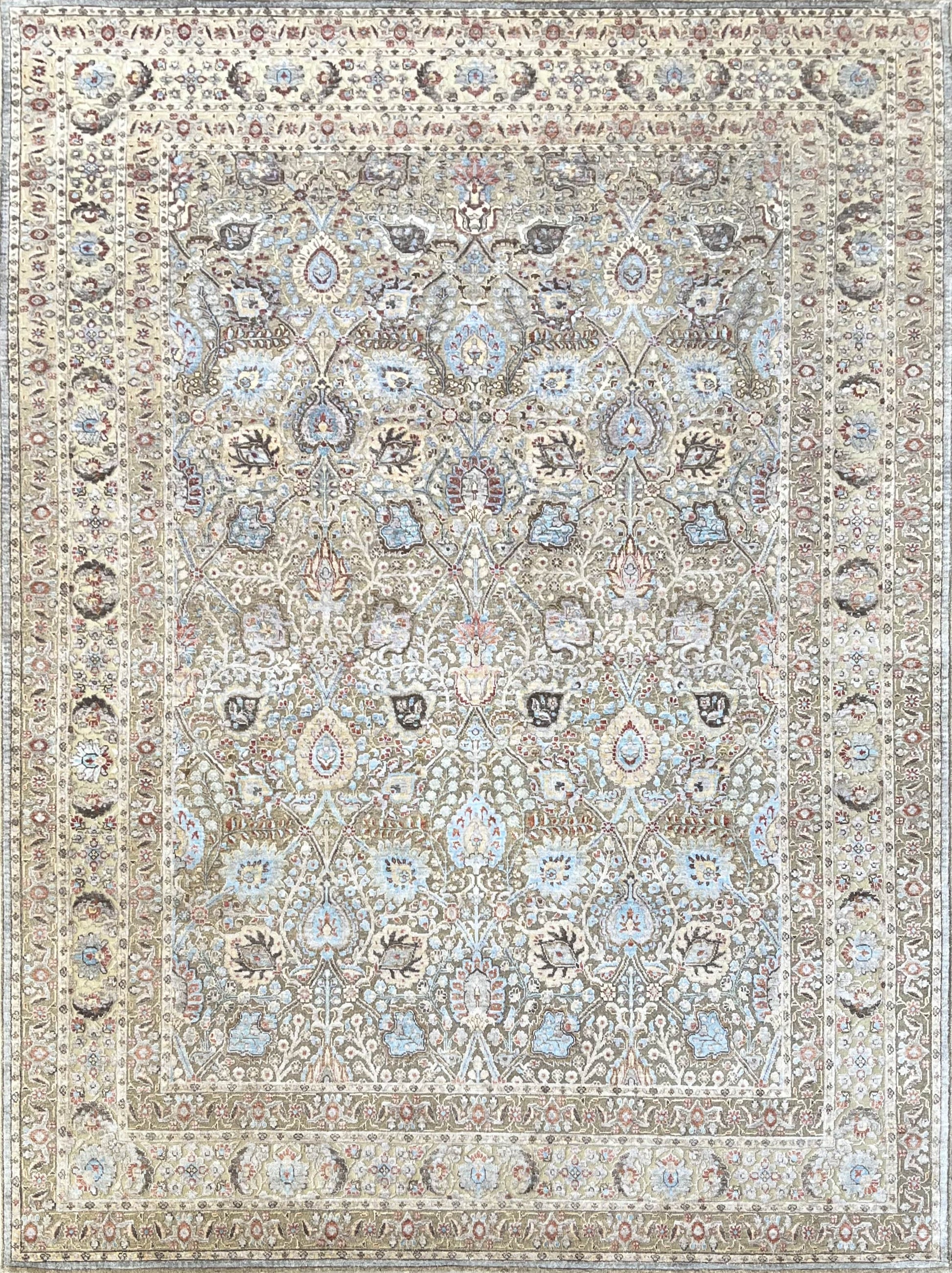 Hands DL 4571 Assorted Luxury Carpet - Wool & Botanical Silk, Hand Knotted (9' x 12')