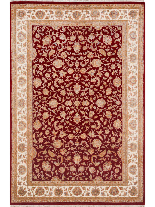 Hands DL 4979 Assorted Luxury Carpet - Wool & Botanical Silk, Hand Knotted (5'6'' x 8')