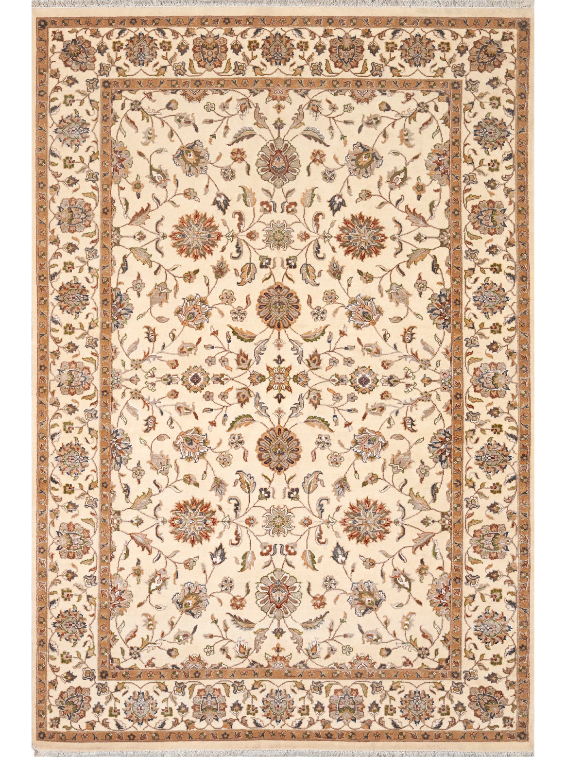 Hands DL 4981 Assorted Luxury Carpet - Wool & Botanical Silk, Hand Knotted (6'6" x 10')