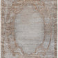 Hands DESIREE Silver Taupe Luxury Carpet - 100% Botanical Silk, Hand Knotted (6' x 9')