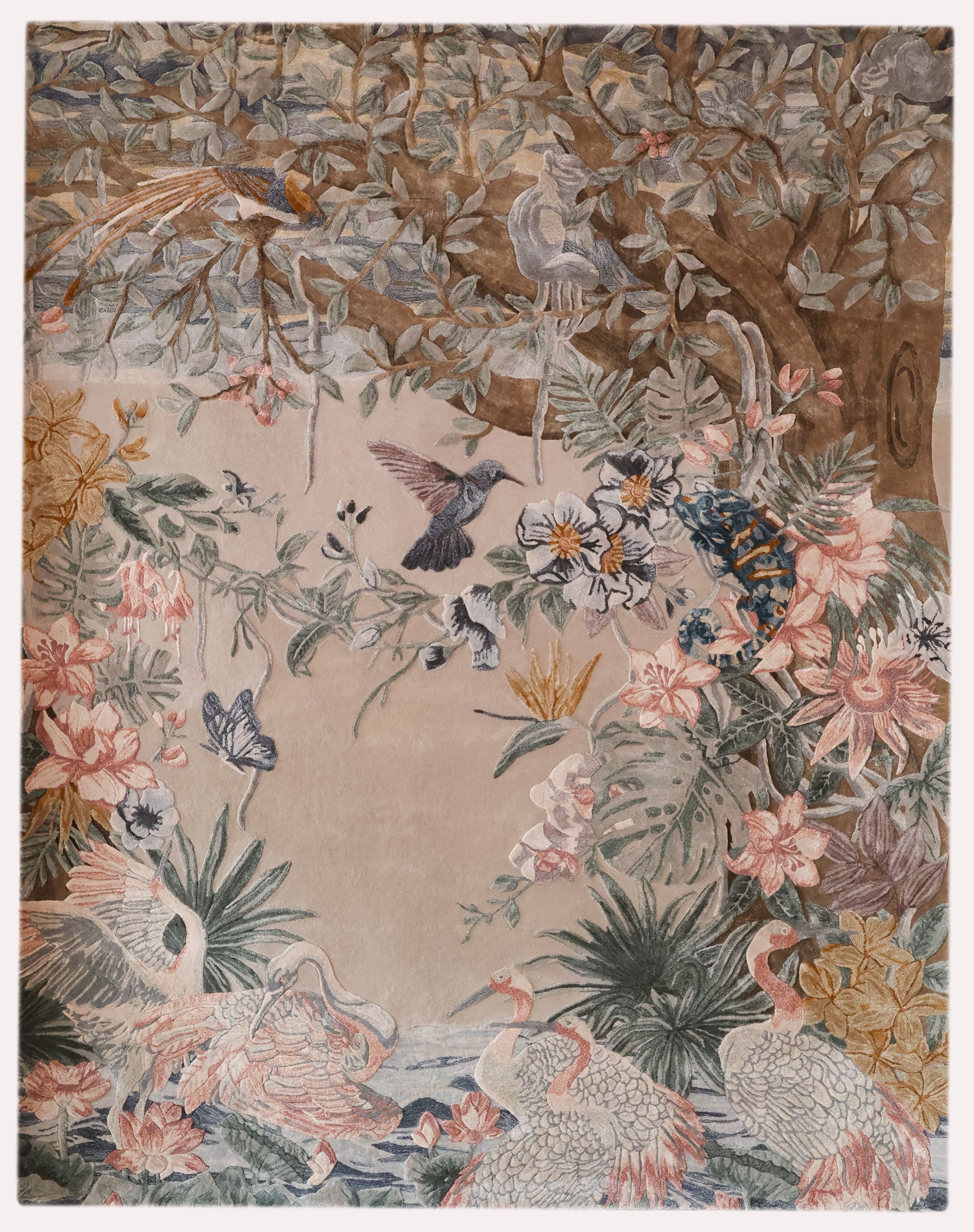 Hope Forest Rug ENCHANTED Multi Handmade Luxury Carpet – Wool & Botanical Silk | Hand ...