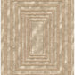 Hands RIFT Beige Luxury Carpet - Wool & Botanical Silk, Hand Knotted (5'6" x 8')