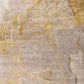 Hands SERENE Grey Gold Luxury Carpet - 100% Botanical Silk, Hand Tufted (3' x 5')