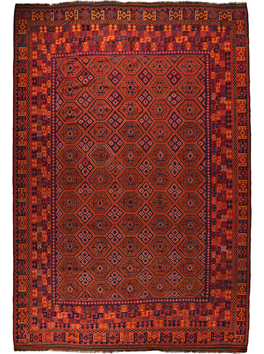Luxury hand woven carpet made from 100% Wool