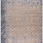 Hands TRIUNE Silver Blue Luxury Carpet - Wool & Botanical Silk, Hand Knotted (5'6" x 8')