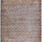 Hands TRIUNE Taupe Rust Luxury Carpet - Wool & Botanical Silk, Hand Knotted (5'6" x 8')