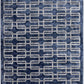 Hands VECTOR Blue Luxury Carpet - 100% Botanical Silk, Hand Tufted (4'6" x 6'6")