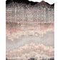 Hands ZIELLE Pink Grey Luxury Carpet - Wool & Botanical Silk, Hand Knotted (7' x 10')