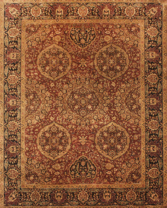 Hands P 26987 Multi Luxury Carpet - 100% Wool, Hand Knotted (9' x 12')