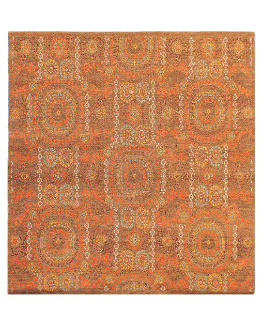 Hands DL 2634 Multi Luxury Carpet - 100% Wool, Hand Knotted (8' x 8')