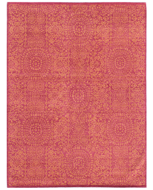 Hands DL 2637 Multi Luxury Carpet - 100% Wool, Hand Knotted (8' x 10')