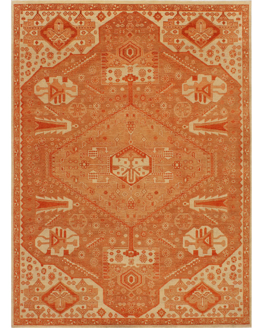 Luxury hand knotted carpet made from 100% Wool