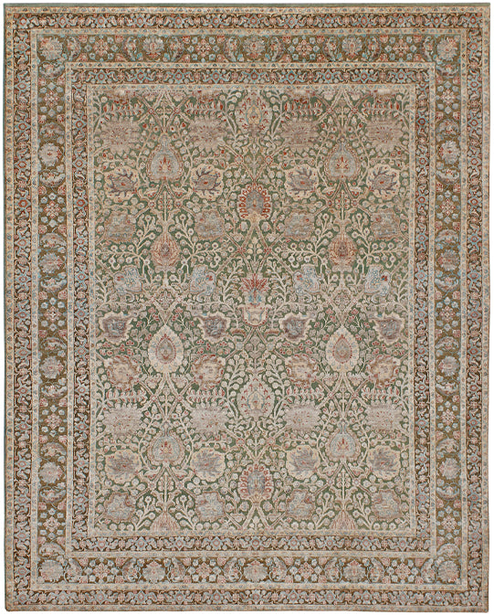 Hands DL 790 Multi Luxury Carpet - Wool & Botanical Silk, Hand Knotted (8' x 10')