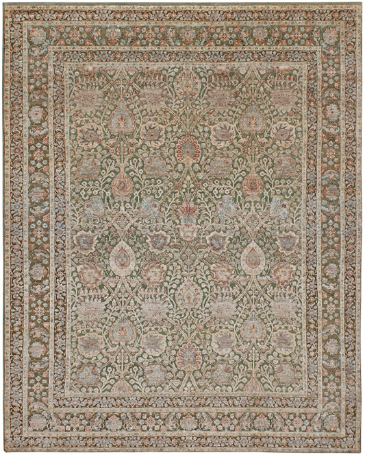 Hands DL 790 Multi Luxury Carpet - Wool & Botanical Silk, Hand Knotted (8' x 10')