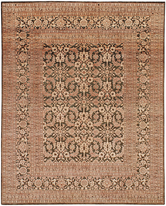 Hands DL 794 Multi Red Luxury Carpet - Wool & Botanical Silk, Hand Knotted (8' x 10')