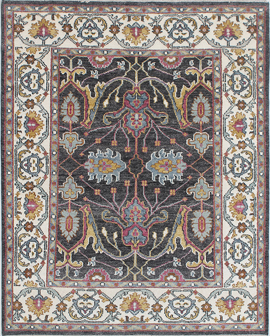 Hands P 4039 Multi Luxury Carpet - 100% Wool, Hand Knotted (8' x 10')