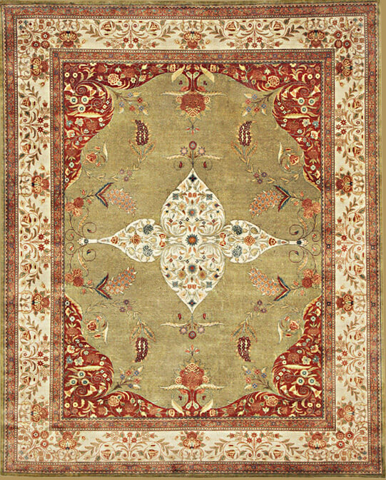 Hands P 26993 Multi Luxury Carpet - 100% Wool, Hand Knotted (8' x 10')