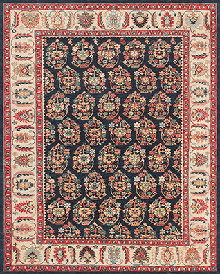 Luxury hand knotted carpet made from 100% Wool